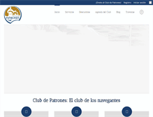 Tablet Screenshot of clubdepatrones.com